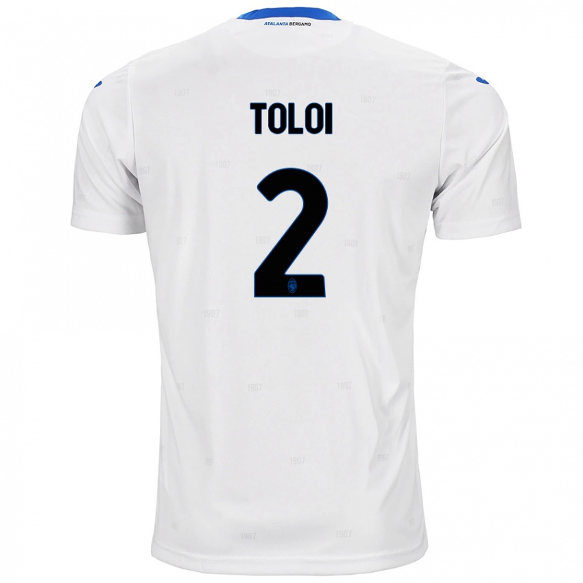 Niño Camiseta Rafael Tolói #2 Blanco 2ª Equipación 2024/25 La Camisa Chile