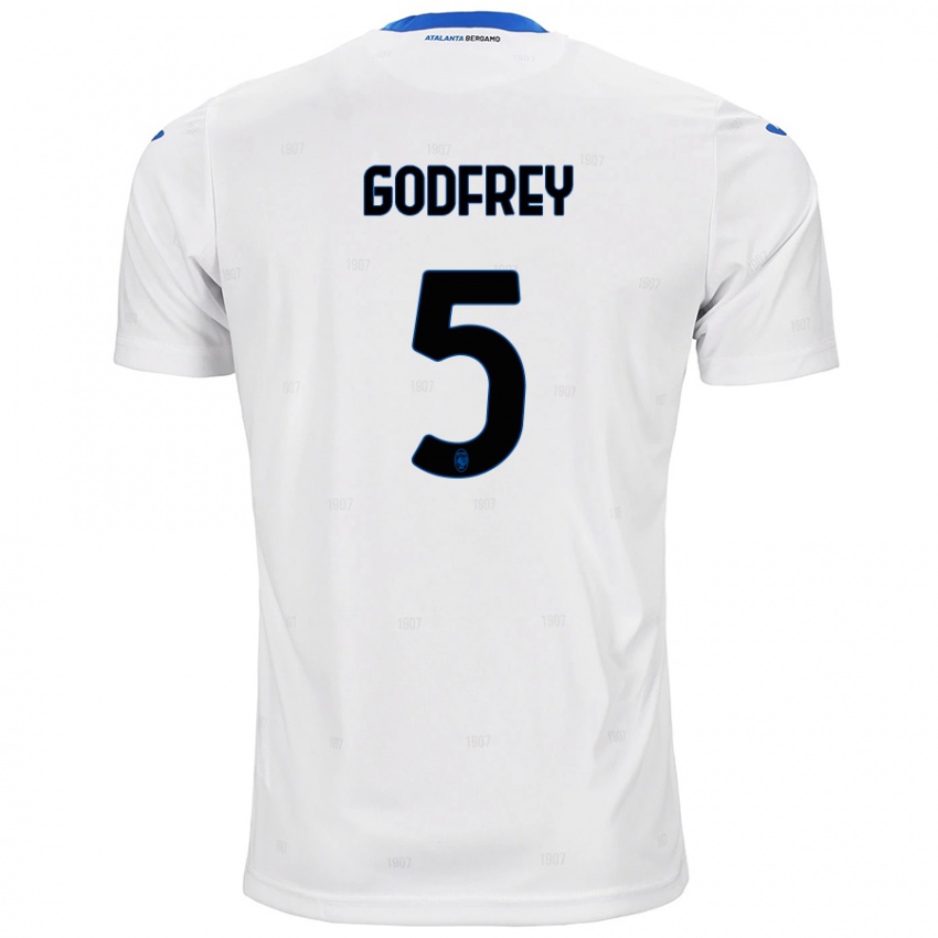 Niño Camiseta Ben Godfrey #5 Blanco 2ª Equipación 2024/25 La Camisa Chile