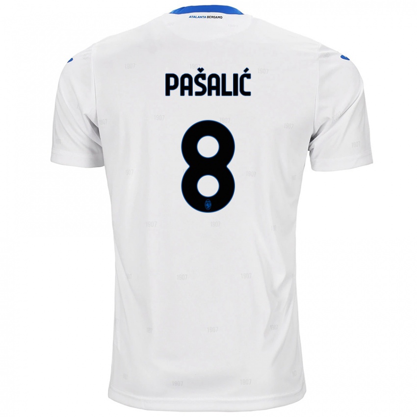 Niño Camiseta Mario Pasalic #8 Blanco 2ª Equipación 2024/25 La Camisa Chile