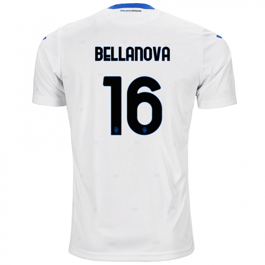 Niño Camiseta Raoul Bellanova #16 Blanco 2ª Equipación 2024/25 La Camisa Chile