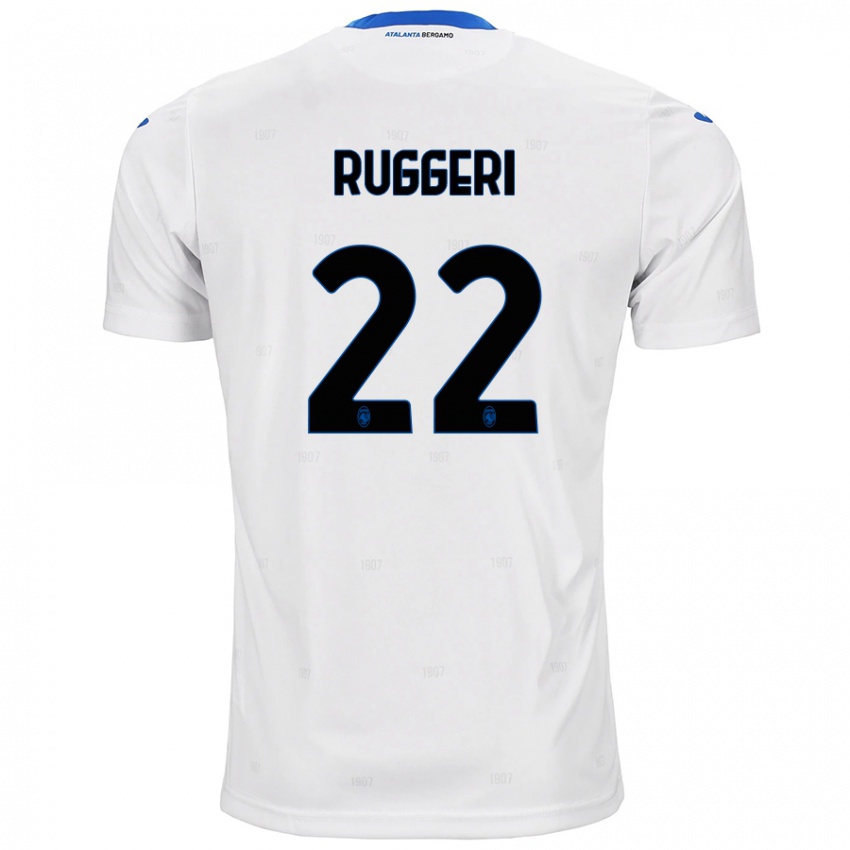 Niño Camiseta Matteo Ruggeri #22 Blanco 2ª Equipación 2024/25 La Camisa Chile