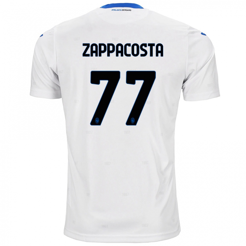 Niño Camiseta Davide Zappacosta #77 Blanco 2ª Equipación 2024/25 La Camisa Chile