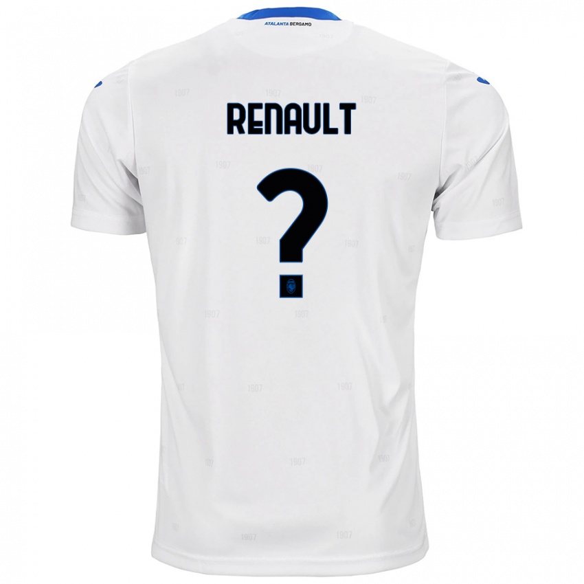 Niño Camiseta Guillaume Renault #0 Blanco 2ª Equipación 2024/25 La Camisa Chile