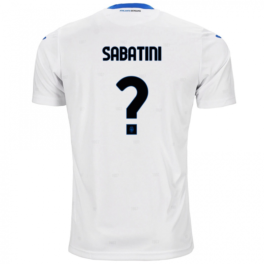 Niño Camiseta Carlo Sabatini #0 Blanco 2ª Equipación 2024/25 La Camisa Chile