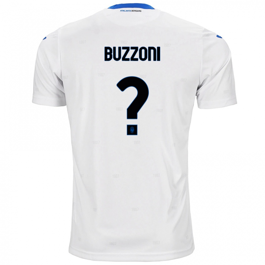 Niño Camiseta Giorgio Buzzoni #0 Blanco 2ª Equipación 2024/25 La Camisa Chile