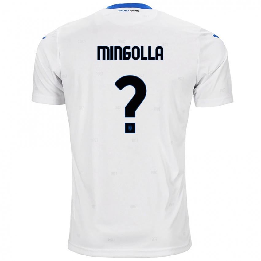 Niño Camiseta Simone Mingolla #0 Blanco 2ª Equipación 2024/25 La Camisa Chile