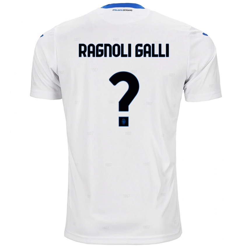 Niño Camiseta Federico Ragnoli Galli #0 Blanco 2ª Equipación 2024/25 La Camisa Chile