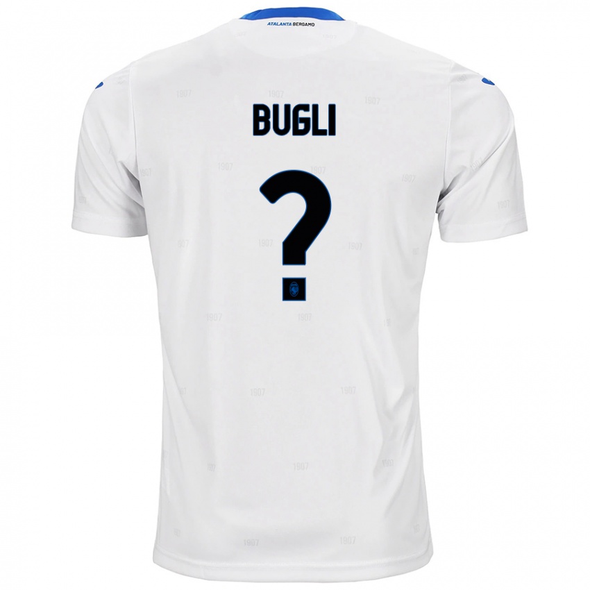 Niño Camiseta Gabriel Bugli #0 Blanco 2ª Equipación 2024/25 La Camisa Chile