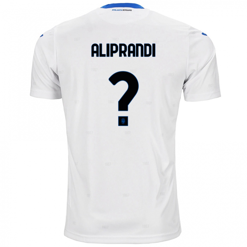 Niño Camiseta Mattia Aliprandi #0 Blanco 2ª Equipación 2024/25 La Camisa Chile