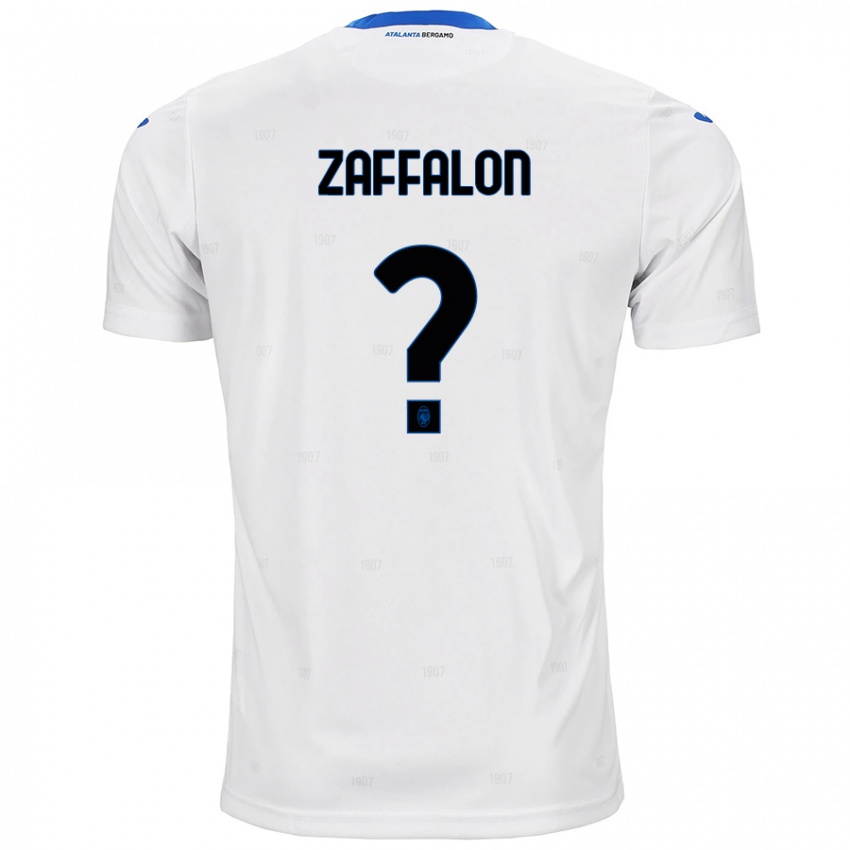 Niño Camiseta Lorenzo Zaffalon #0 Blanco 2ª Equipación 2024/25 La Camisa Chile