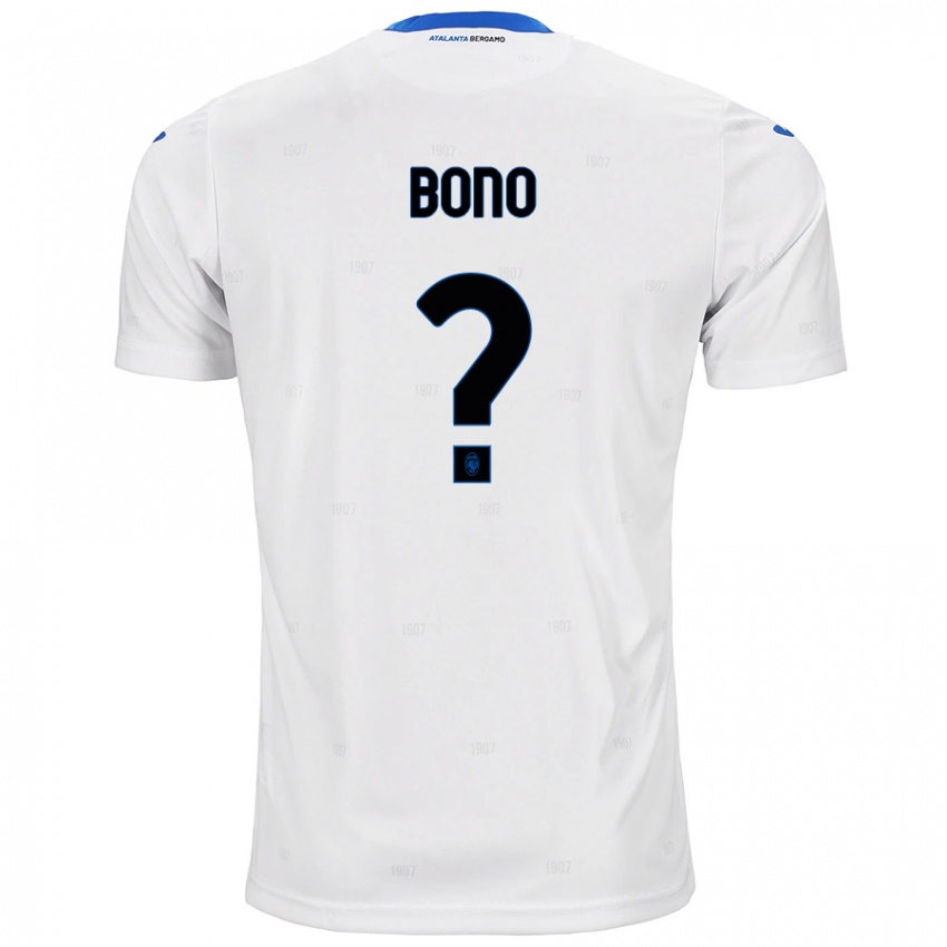 Niño Camiseta Davide Bono #0 Blanco 2ª Equipación 2024/25 La Camisa Chile