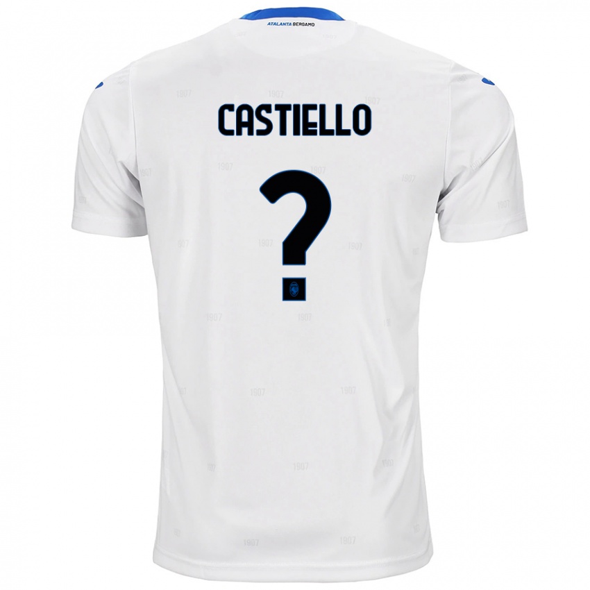 Niño Camiseta Alex Castiello #0 Blanco 2ª Equipación 2024/25 La Camisa Chile