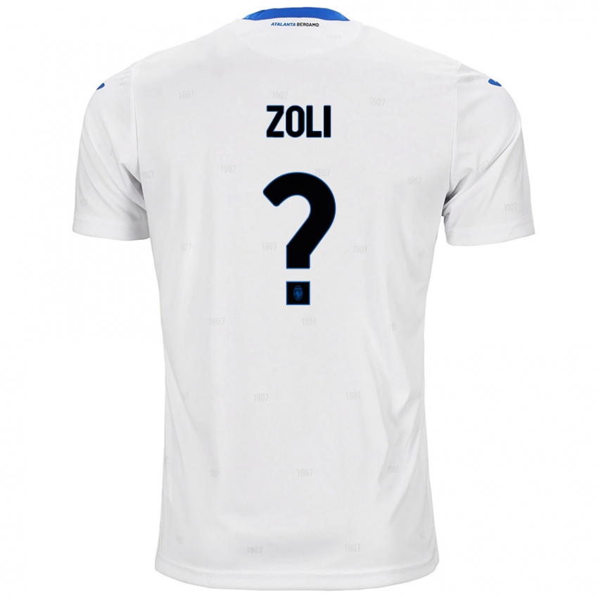 Niño Camiseta Jacopo Zoli #0 Blanco 2ª Equipación 2024/25 La Camisa Chile