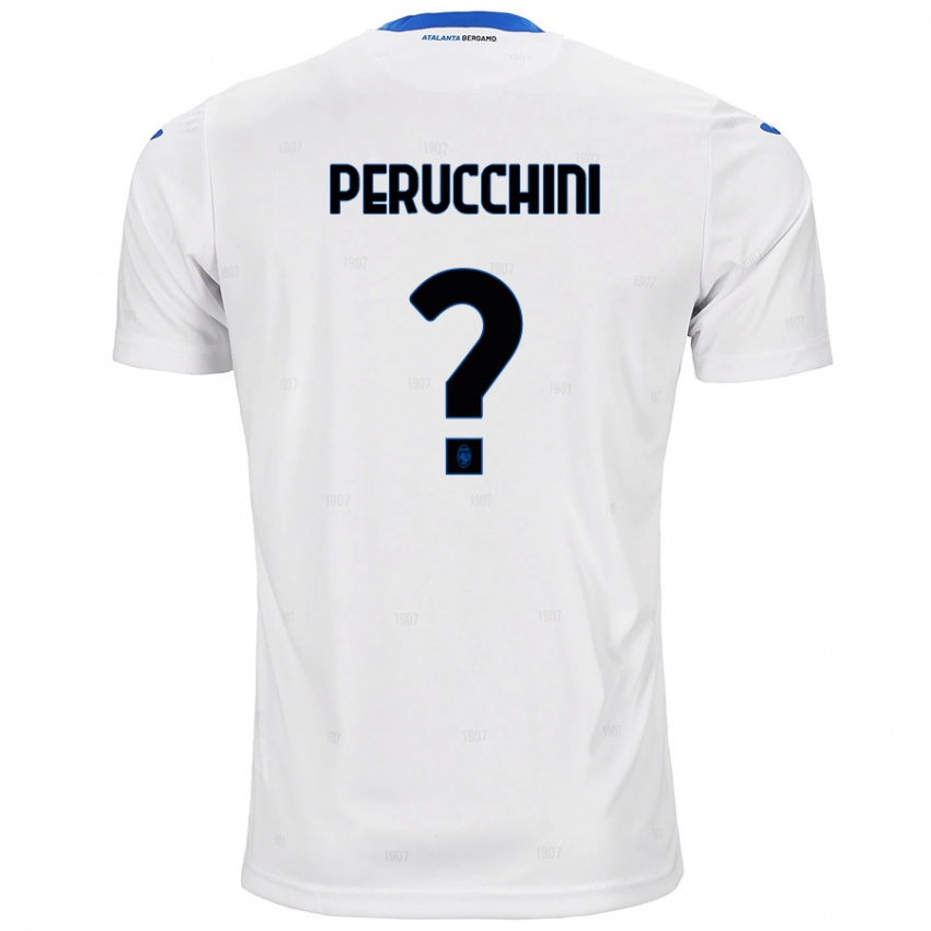 Niño Camiseta Simone Perucchini #0 Blanco 2ª Equipación 2024/25 La Camisa Chile