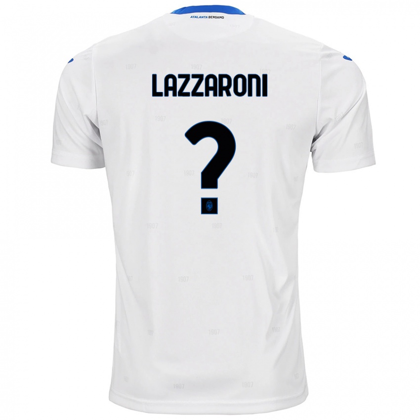 Niño Camiseta Andrea Lazzaroni #0 Blanco 2ª Equipación 2024/25 La Camisa Chile