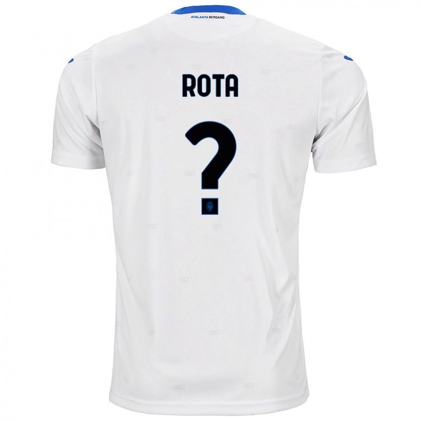 Niño Camiseta Nicolò Rota #0 Blanco 2ª Equipación 2024/25 La Camisa Chile