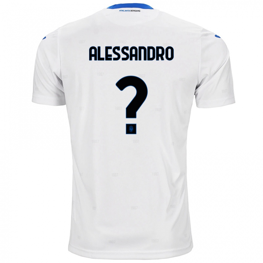 Niño Camiseta Alessandro Rinaldi #0 Blanco 2ª Equipación 2024/25 La Camisa Chile