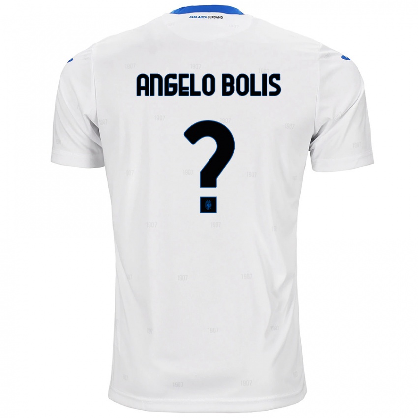 Niño Camiseta Tommaso Angelo Bolis #0 Blanco 2ª Equipación 2024/25 La Camisa Chile