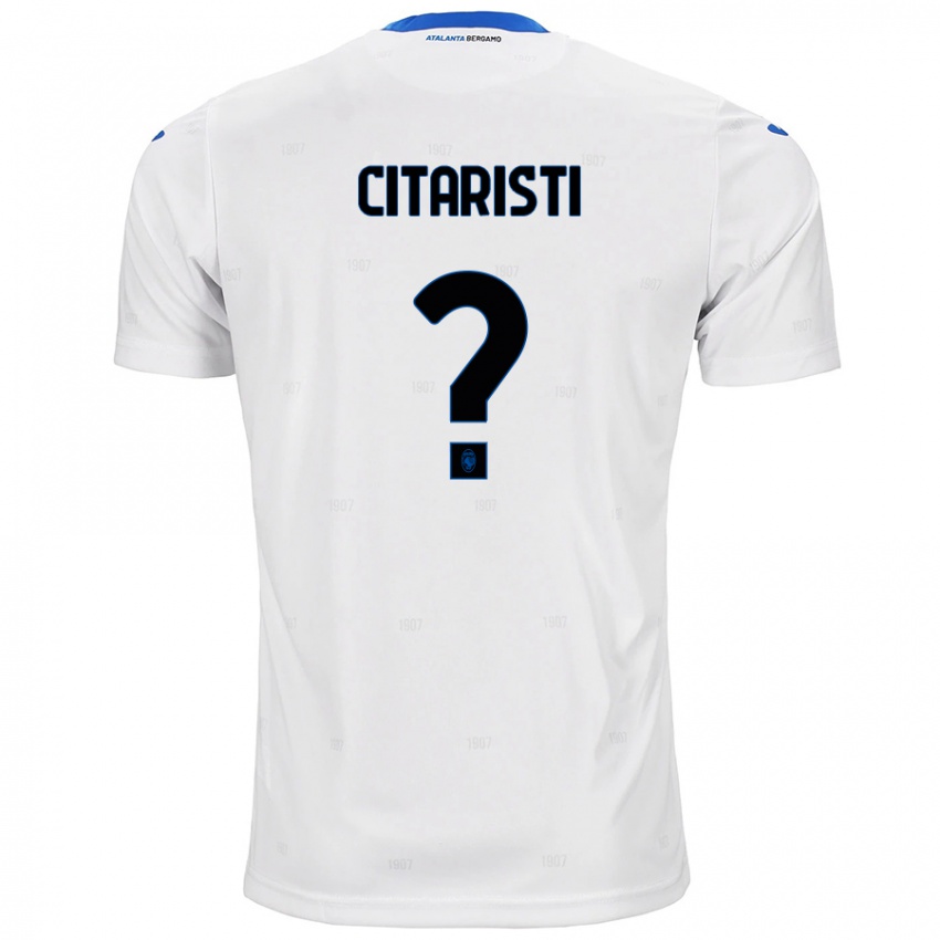 Niño Camiseta Christian Citaristi #0 Blanco 2ª Equipación 2024/25 La Camisa Chile