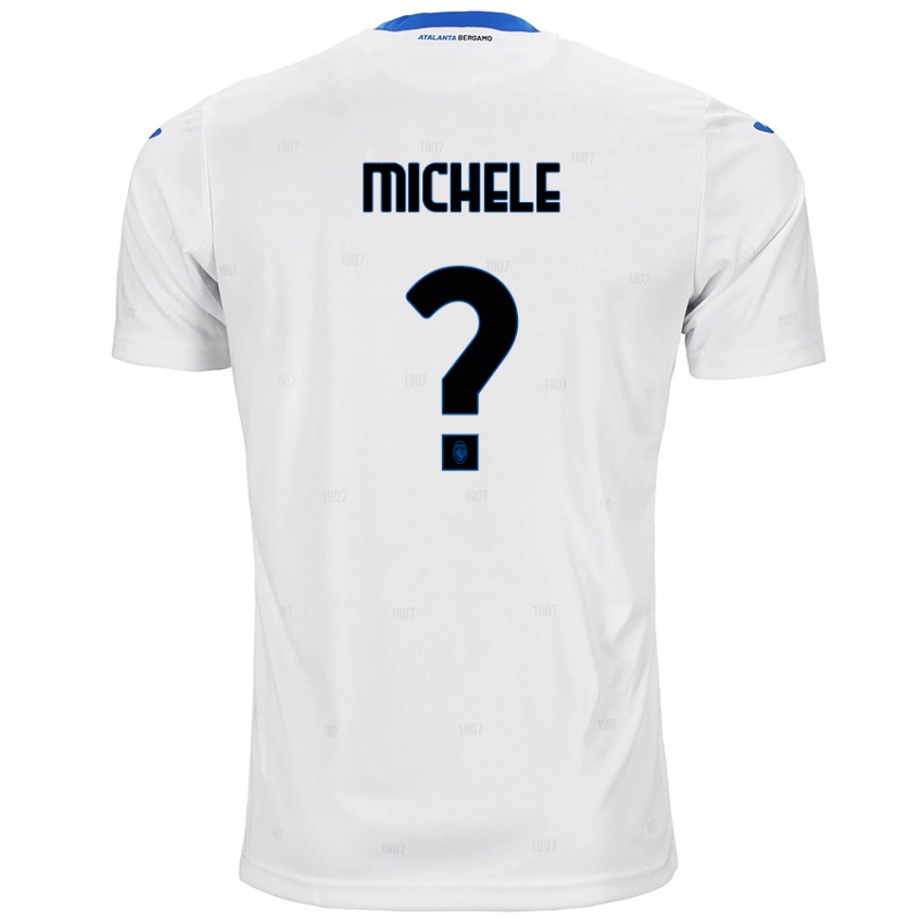 Niño Camiseta Michele Rinaldi #0 Blanco 2ª Equipación 2024/25 La Camisa Chile