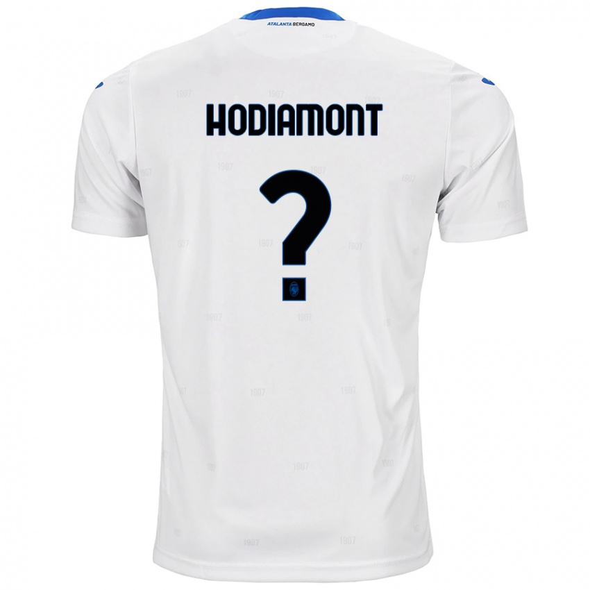 Niño Camiseta Lyam Hodiamont #0 Blanco 2ª Equipación 2024/25 La Camisa Chile