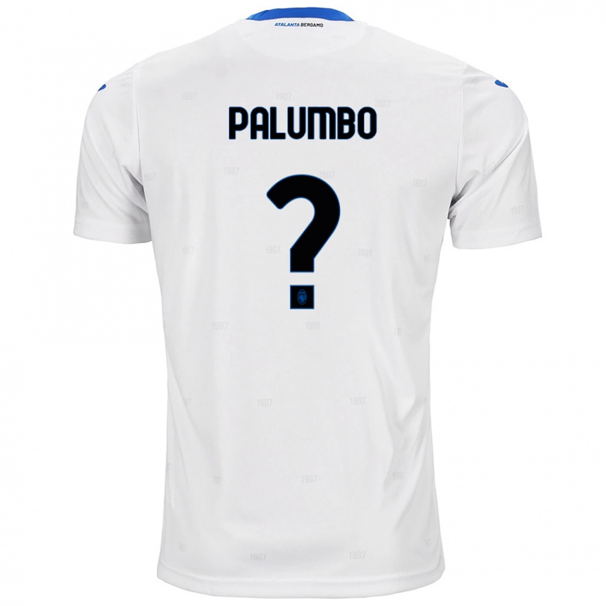 Niño Camiseta Stefano Palumbo #0 Blanco 2ª Equipación 2024/25 La Camisa Chile