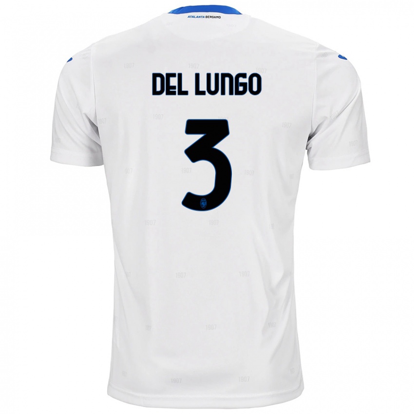 Niño Camiseta Tommaso Del Lungo #3 Blanco 2ª Equipación 2024/25 La Camisa Chile