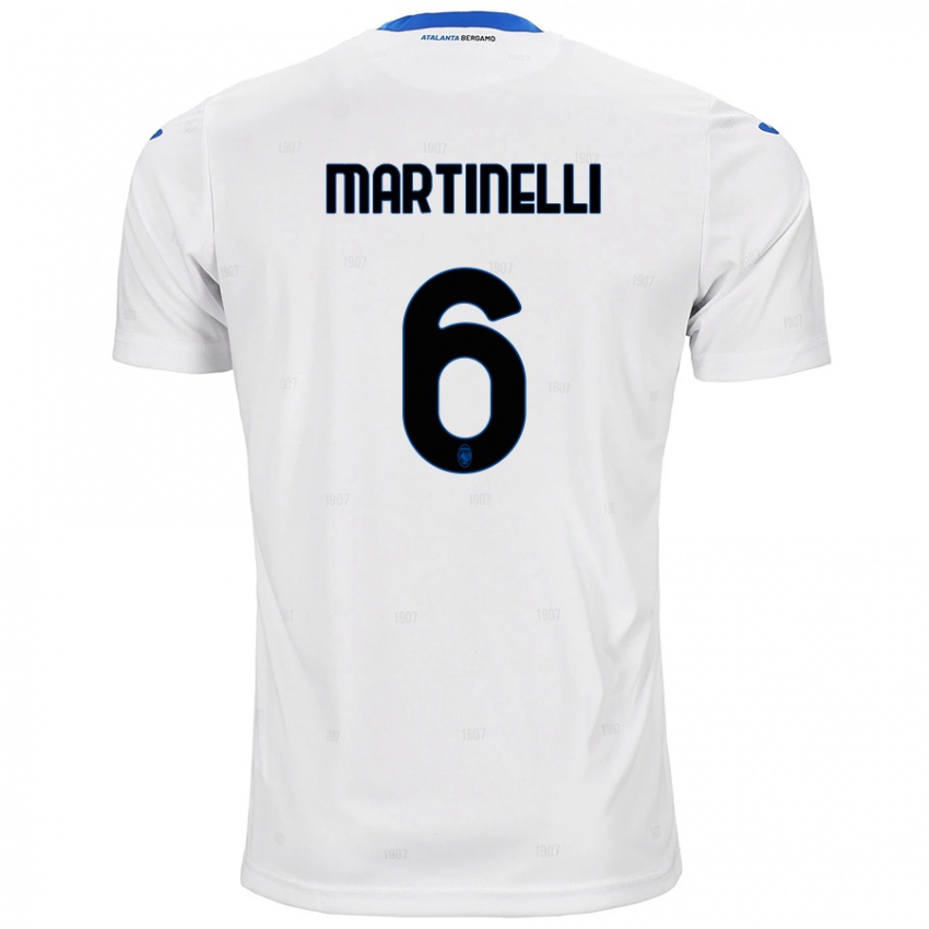 Niño Camiseta Gabriel Martinelli #6 Blanco 2ª Equipación 2024/25 La Camisa Chile