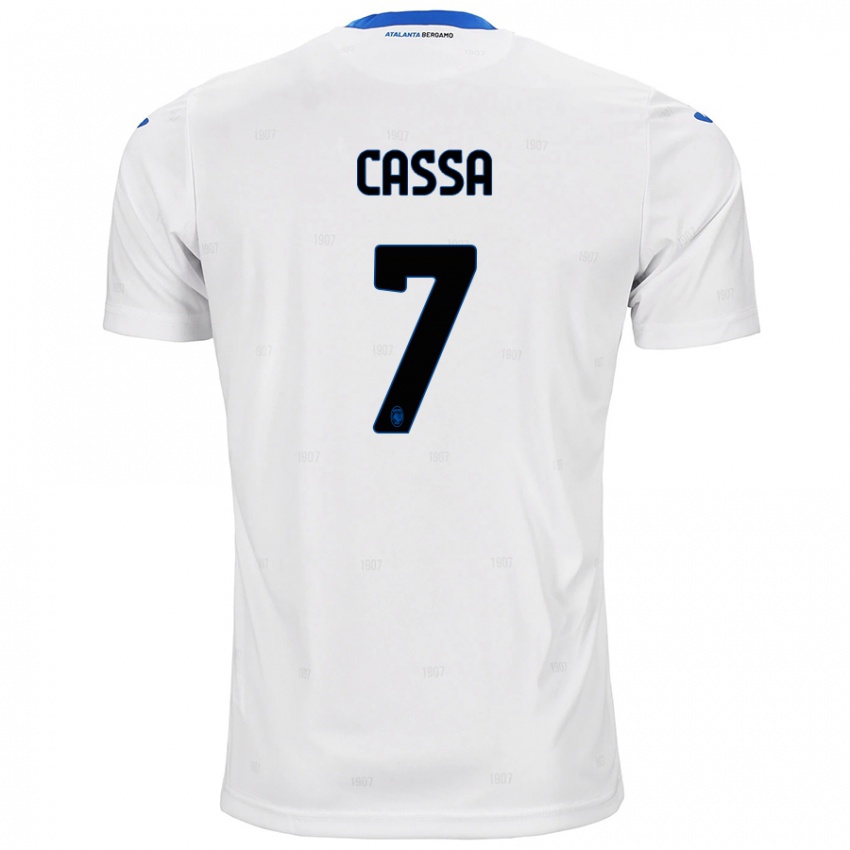 Niño Camiseta Federico Cassa #7 Blanco 2ª Equipación 2024/25 La Camisa Chile