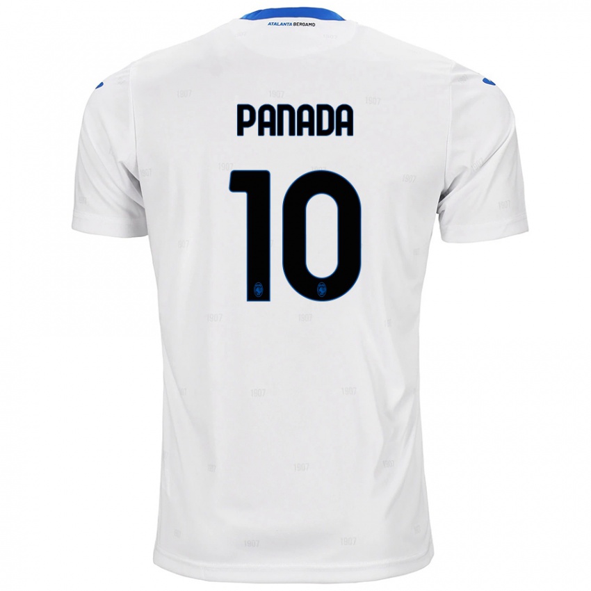 Niño Camiseta Simone Panada #10 Blanco 2ª Equipación 2024/25 La Camisa Chile