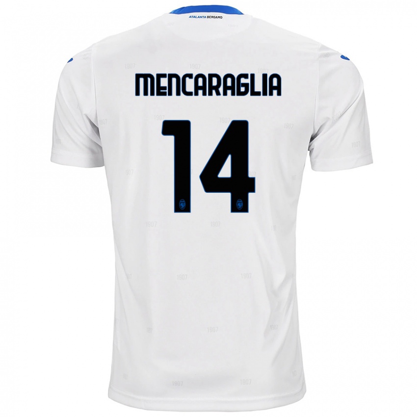 Niño Camiseta Filippo Mencaraglia #14 Blanco 2ª Equipación 2024/25 La Camisa Chile