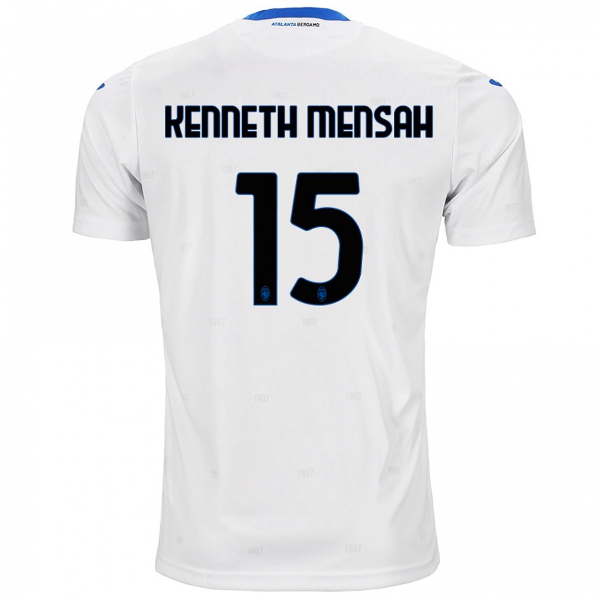 Niño Camiseta Anthony Kenneth Mensah #15 Blanco 2ª Equipación 2024/25 La Camisa Chile