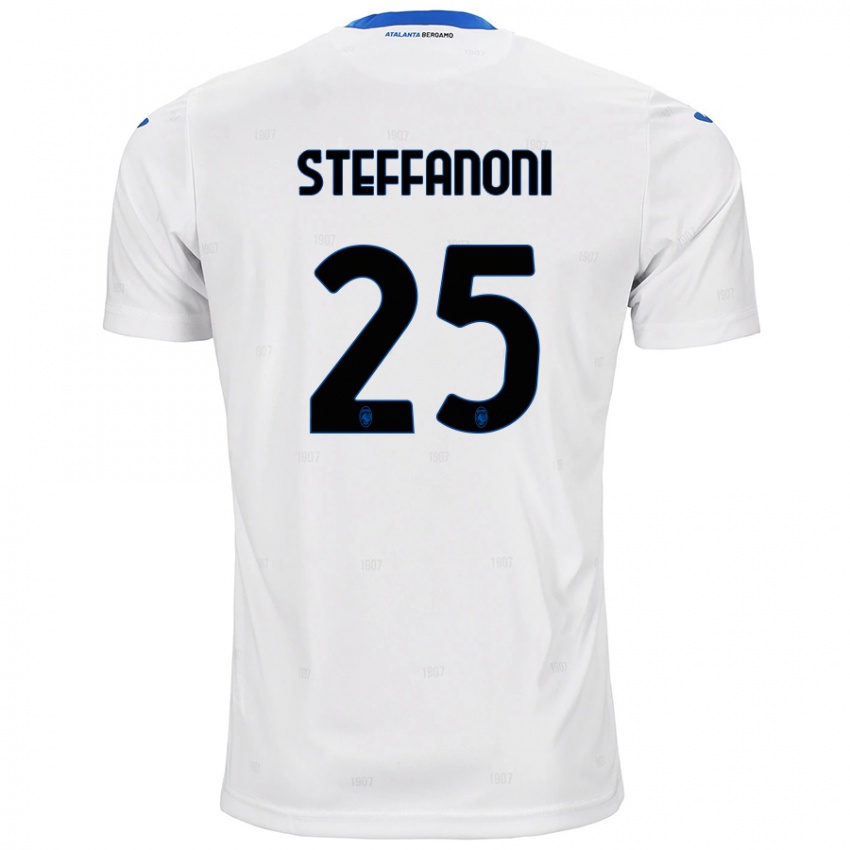 Niño Camiseta Federico Steffanoni #25 Blanco 2ª Equipación 2024/25 La Camisa Chile