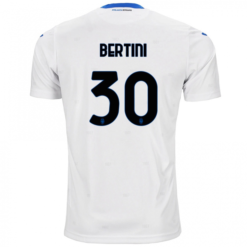 Niño Camiseta Tommaso Bertini #30 Blanco 2ª Equipación 2024/25 La Camisa Chile