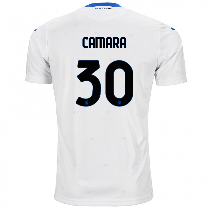 Niño Camiseta Henry Camara #30 Blanco 2ª Equipación 2024/25 La Camisa Chile