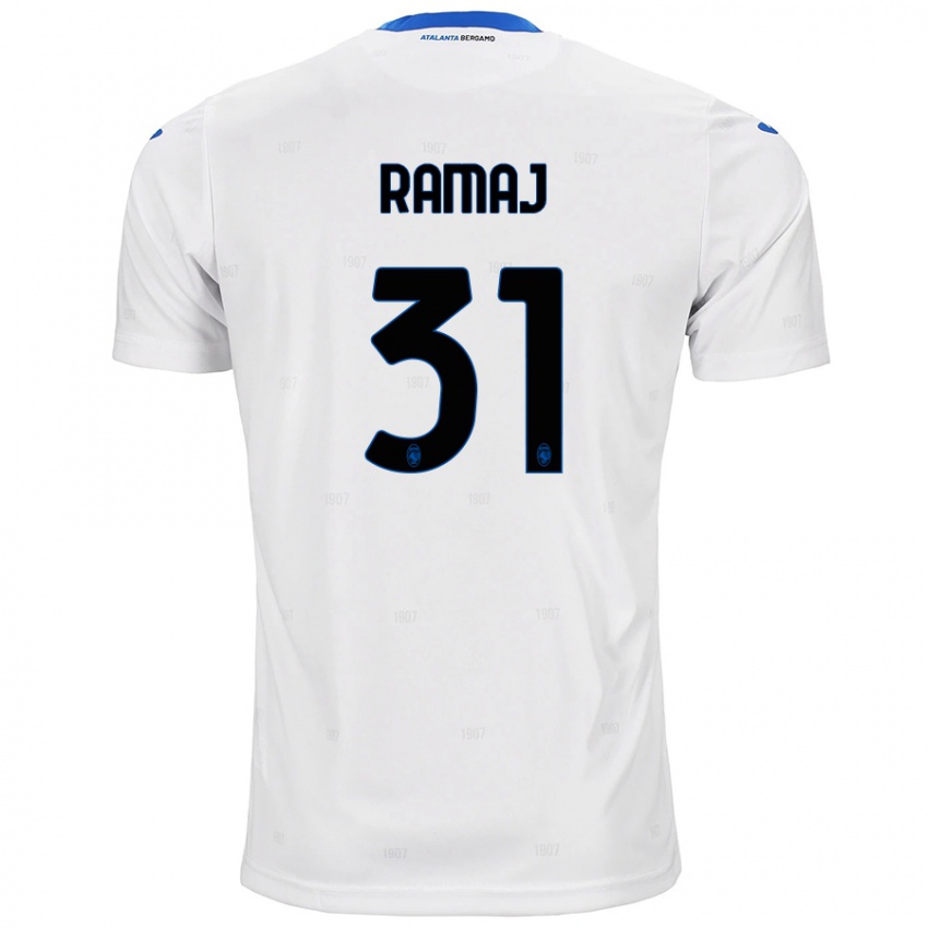 Niño Camiseta Gabriel Ramaj #31 Blanco 2ª Equipación 2024/25 La Camisa Chile