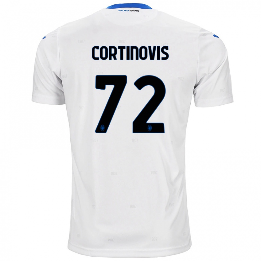 Niño Camiseta Alessandro Cortinovis #72 Blanco 2ª Equipación 2024/25 La Camisa Chile