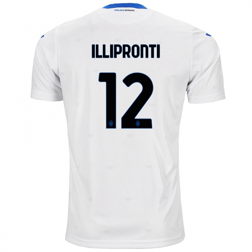 Niño Camiseta Filippo Illipronti #12 Blanco 2ª Equipación 2024/25 La Camisa Chile