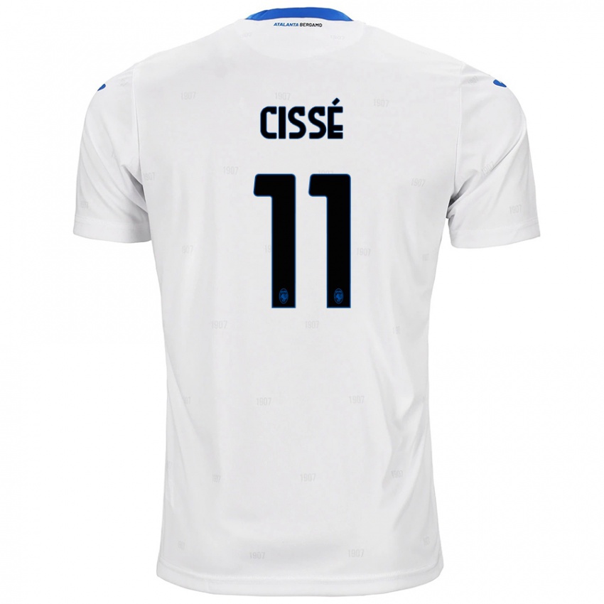 Niño Camiseta Moustapha Cissé #11 Blanco 2ª Equipación 2024/25 La Camisa Chile