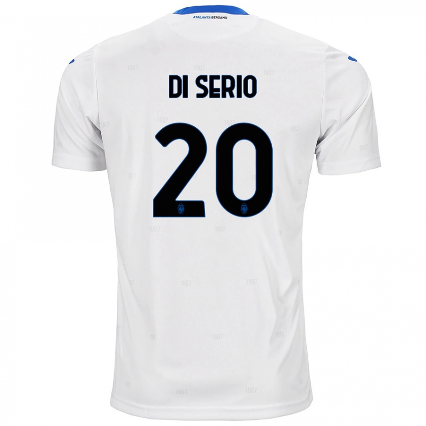 Niño Camiseta Giuseppe Di Serio #20 Blanco 2ª Equipación 2024/25 La Camisa Chile