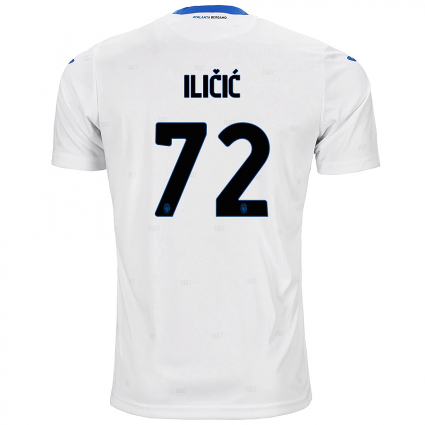 Niño Camiseta Josip Ilicic #72 Blanco 2ª Equipación 2024/25 La Camisa Chile