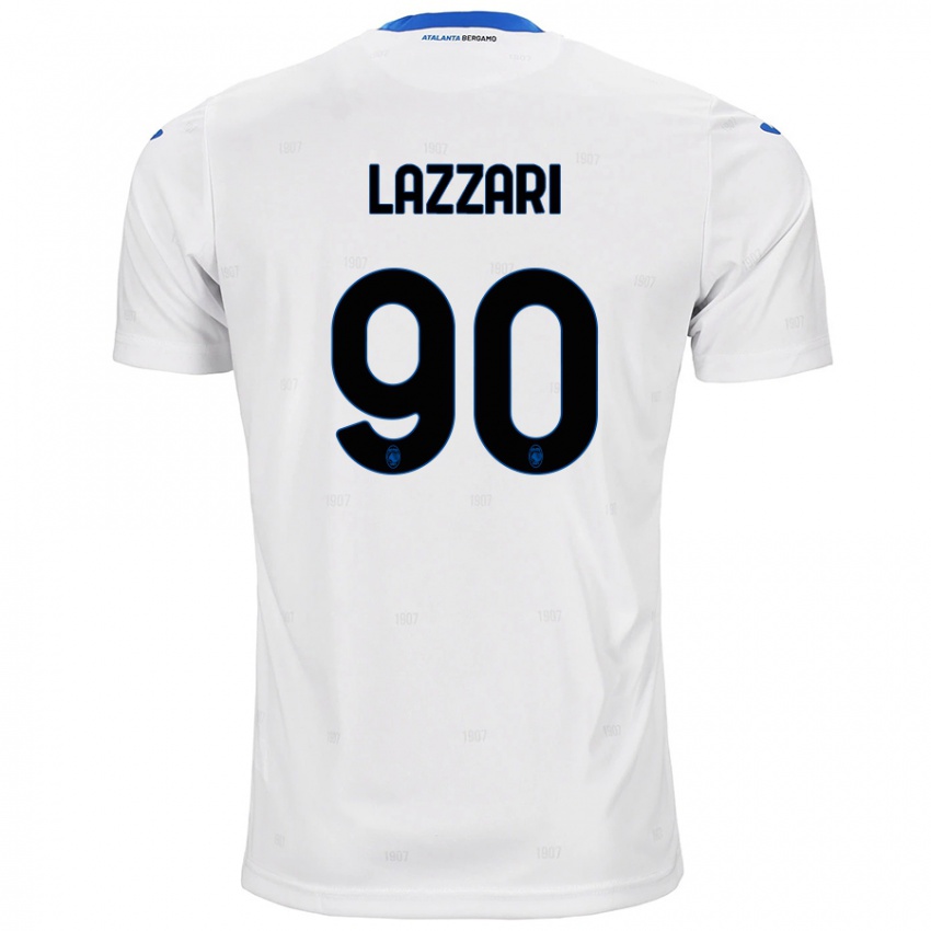 Niño Camiseta Ilaria Lazzari #90 Blanco 2ª Equipación 2024/25 La Camisa Chile