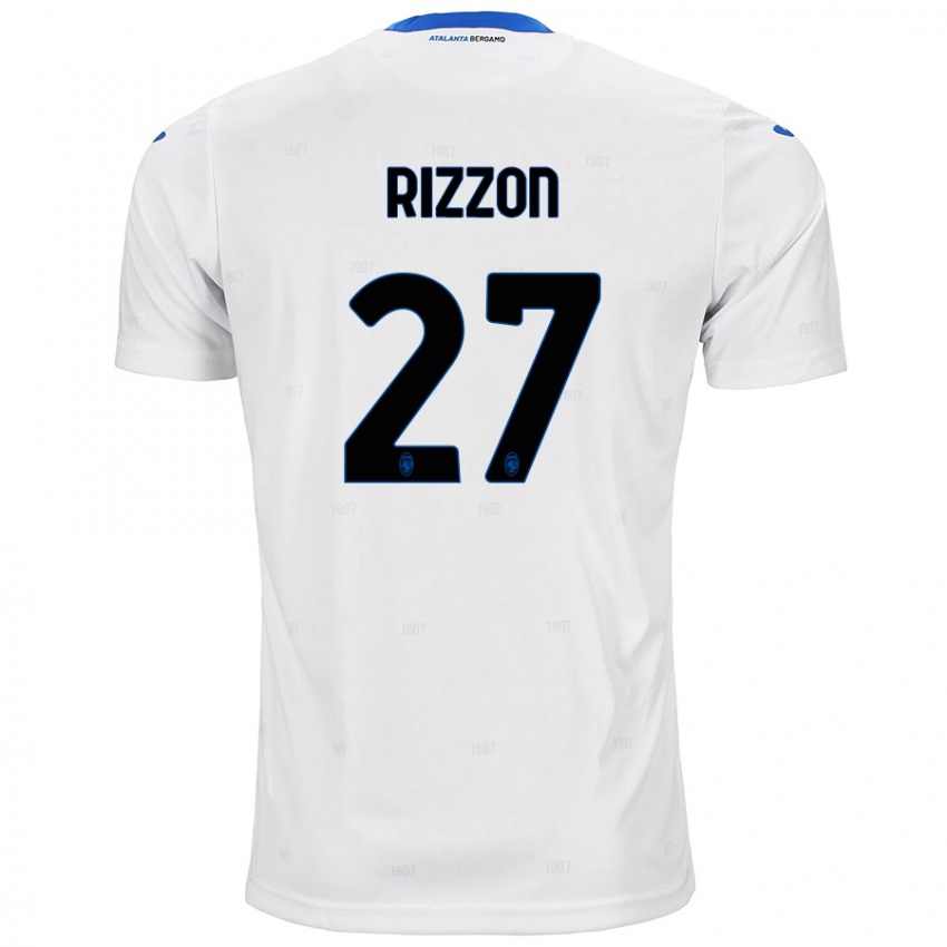 Niño Camiseta Giulia Rizzon #27 Blanco 2ª Equipación 2024/25 La Camisa Chile