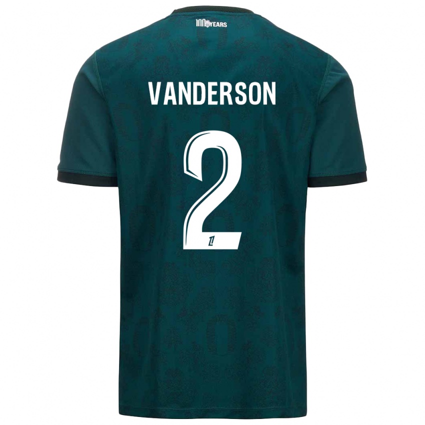 Niño Camiseta Vanderson #2 Verde Oscuro 2ª Equipación 2024/25 La Camisa Chile