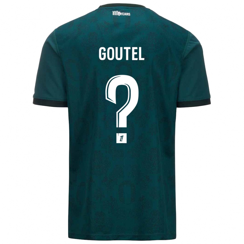 Niño Camiseta Farid Goutel #0 Verde Oscuro 2ª Equipación 2024/25 La Camisa Chile