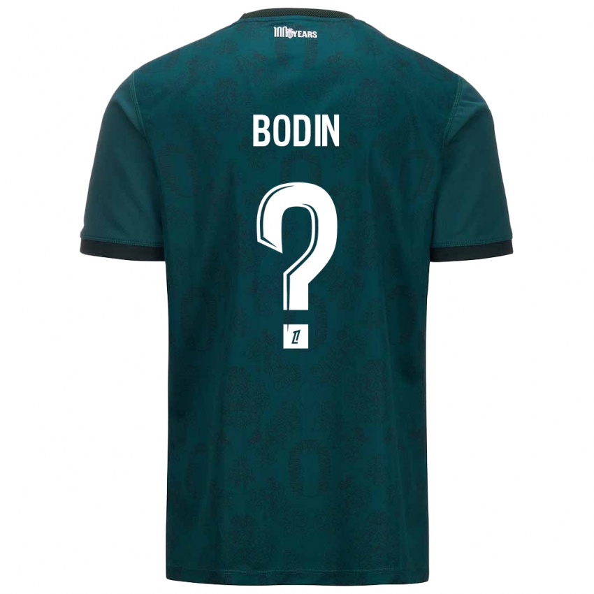 Niño Camiseta Hugo Bodin #0 Verde Oscuro 2ª Equipación 2024/25 La Camisa Chile