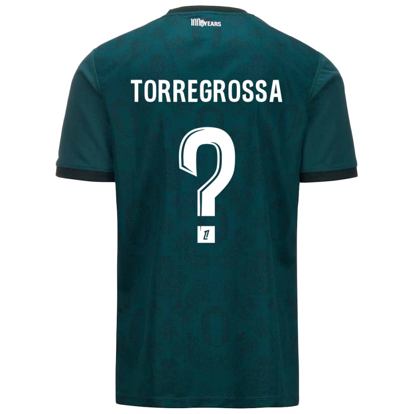 Niño Camiseta Hugo Torregrossa #0 Verde Oscuro 2ª Equipación 2024/25 La Camisa Chile