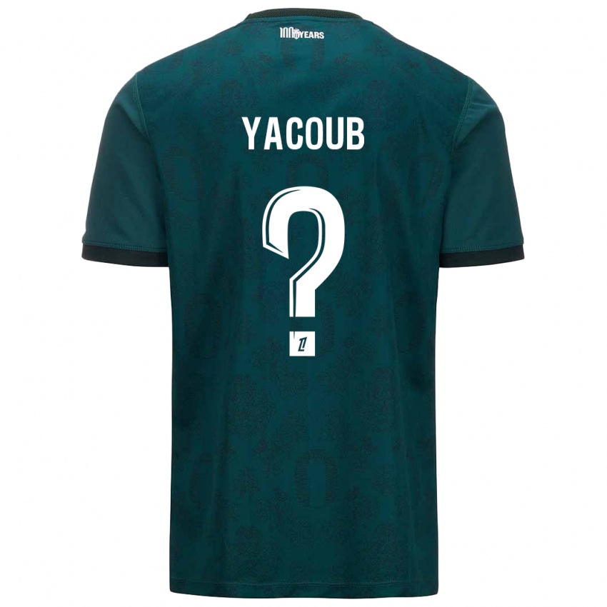 Niño Camiseta Béchir Yacoub #0 Verde Oscuro 2ª Equipación 2024/25 La Camisa Chile