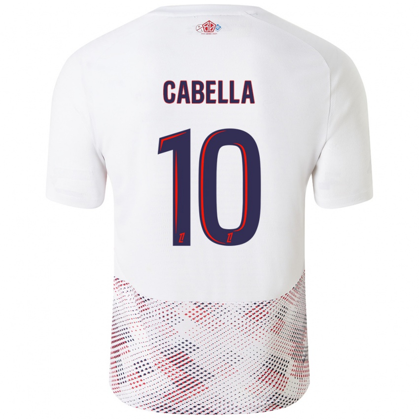 Niño Camiseta Rémy Cabella #10 Blanco Azul Real 2ª Equipación 2024/25 La Camisa Chile