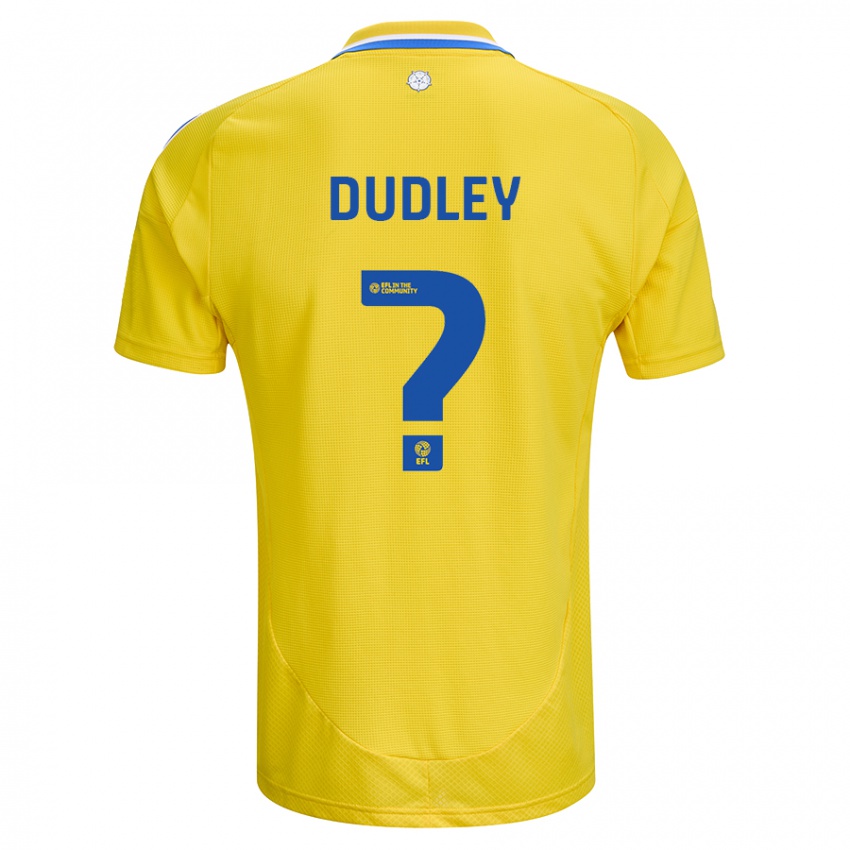 Niño Camiseta Louie Dudley #0 Amarillo Azul 2ª Equipación 2024/25 La Camisa Chile